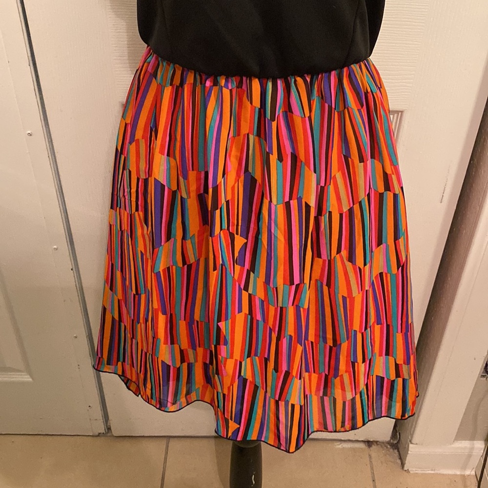 Women’s dress | small | multi-color | strapless - Picture 4 of 6